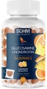 SOHM Glucosamine和Chondrotin Gummys 60 个人包装,支持联合健康与骨骼健康,Glucosamine Chondroitin Gummys 男女蔬菜(Pineapple,Orange)