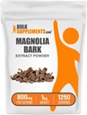 bulk Assupports.com Magnolia Bark 抽取粉 - Magnolia Officinalis, Magnolia Bark 补编, Magnolia 抽取 - Gluten Free, 800mg / service, 1kg (2.2磅) (包1) (包1)