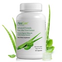 AloeCure Organical Aloe Vera Capsules, 160,000mg 内阿卢叶等效, 支持古特,消化,和免疫健康, 帮助保持平衡胃酸, Aloin Free, 60 Capsules
