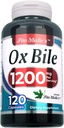 Lab - Bile盐,Ox Bile,每服1200毫克,Caps - 消化酶补充剂,ox Bile补充剂.