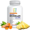 Bruizex Ultra Bromelain和Quercetin Brusing 救济补编,120 Capsules QQ Brusized Skin, 创伤恢复和疗养外科补编 包含 Bromelain, Quercetin, Turmeric 和 Boswellia