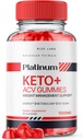 rize 实验室 Platinum Keto AVC Gummys for Advance Wight Loss, 最大功率Gomitas(60 Gummys)的补充