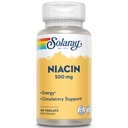 SOLARAY Niacin 500 mg, 维生素B3 → 皮肤健康,神经系统与循环支持 → 100ct
