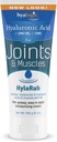 HylaRub HA 联合和肌肉奶油 – Hyaluronic Acid Muscle Rub w/Emu Oil & CMO – Non Greasy, Soothes, Moisturizes & 维护肩部,膝盖,背部,HIPS & More 6 oz. by Hyalogic.