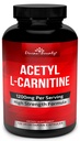 Divine Bounty Acetyl L-Carnitine Capsules 1200 mg Per service - L Carnitine 补充 120 蔬菜 Capsules