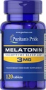 清教徒 Pride Melatonin 3 Mg 碑文, 120 个伯爵
