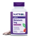 Natrol FastSolve Melatonin 1 mg, " 休息补充剂 " , " 成年人睡眠支持 " ,200 " 草莓味的Melatonin药片 " ,最多200天