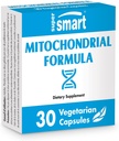 SuperSmart - Mitochondrial公式(高级公式) - 带有PQQ,R-液酸,乙酰-L-Carnitine - Mitochondrial 补编 QQ Non-GMO & Gluten Free - 30 蔬菜卡普尔