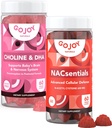 NAC 600mg + Choline & DHA Gummys Bundle - 对日常健康提供营养支持