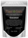 激活的炭粉 8 oz. 椰子 - 食物级 Kosher Non-GMO - 牙齿白化、面罩和肥皂制作。 促进自然解毒和帮助文摘