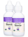 NuNaturals Clear 提取器 NuStevia, 植物基甜化器, 2 oz, 2 包, 塑料