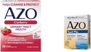 AZO Cranberry Urinary Tract Health, 50 Counter Yeast Information and Vaginal Synmptom Relief Tables, 60 Counters