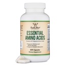 基本氨基酸 -- -- 全部9种基本氨基酸(EAA)和全部分泌氨基酸(BCAAs)(Leucine、Isoleucine、Valine)225 Capsules,双木自由胶囊