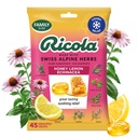 Ricola Honey Lemon with Echinacea Cough Drops, 45 Counter, 美味的喉咙救济和护理,口腔麻醉, 自然火爆
