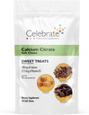 庆祝维生素Bariarical Calcium Citrate 软菜配有维生素D3,500mg,无糖和无胶钙 Citrate for Bariatric Patients, Sweet Treats, 90 Count
