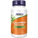 现在食品补充品,CurcuFRESHTM Curcumin,来自新鲜的涡轮汁,Curcumin Juice 综合体,60 Veg Capsules