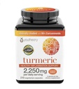 Youtheory Turmeric Crucumin 配黑椒生物牡蛎,强抗氧化物属性用于联合与健康炎症支持 2250 MG 210 Capsules