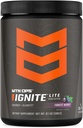 MTN OPS Ignite Lite Energy Drinking Powder Gluten Free Nitric Oxide 补充 Drink Mix, L Arginine, L Citrulline, Coffeine 和 Nootropic 免费饮糖 Mix, 45 services, Forest Berry 配音器