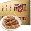 4 Boxes of Premium Large American Ginseng Root (每箱4oz) - 非GMO,格卢滕自由威斯康星Ginseng. 男子和妇女的助推豁免、能源及Stamina