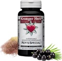 Kroeger Herb 产品, Men's Special QQ 支持 Saw Palmetto 的男性前列腺辅助剂, 黑胡桃 & Cornsilk QQ Herbal Urinary 健康公式 QQ 美国制造