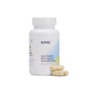 Nouel + Skin + Liver + 豁免支持 + 饮料 + 牛奶硝酸 NAC, Hyaluronic Acid, CoQ10, Biotin, Antioxidants → 40 Capsules 的回收补充