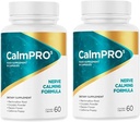 2 Packs Calmpro5, Calmpro5 Nerve Capsules, 2025年升级 Calmpro5 Nerve Calming Formules, 无人工防腐剂, 无乳制品(2瓶)