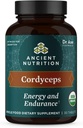 古营养有机体 Cordyceps 片,用 Ashwagandha 制作,支持能量和耐力, Gluten Free, Vegan, Paleo 和 Keto Friendly, 30 Counter