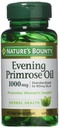 大自然的丰盛晚报(英语:Bounty Evening Primrose Oil),1000mg,180 Softgels (3 X 60 Count Bottles) (英文).