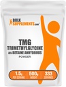bulk Assupports.com Betaine Anhydrous Powder - 三甲基甘油,TMG Assupposes,TMG Powder - Betaine TMG - Gluten Free,每服1500mg,500g(1.1磅)