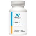 XYMOGEN 5-MTHF ES - 17,000 mcg DFE - 生物活性富集物补充剂作为Quatrefolic - Mood,心血管+甲基化支持 - 维生素B 甲基富集物作为L甲基富集物(60 Capsules)