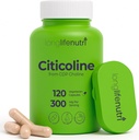 LongLifeNutri Citicoline(CDP-Choline),300毫克,120枚蔬菜卡普尔,4-月供应,GMP认证,美国制造