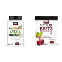 强制因子 Maca & Beet Soft Chews Bundle, 60 Maca Chews 和 60 Beet Chews 为能源、Stamina 和心脏健康服务