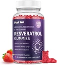 Liposomal NAD Resveratrol 补充Gummys 1200mg 配有NAD+, Quercetin, TMG, Pterostilbene, 红酒提取, 抗氧化剂, 健康老化, 细胞修复, 能量, 脑功能 - 60 Gummys
