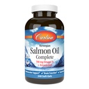Carlson - Salmon Oil Complete,700 mg Omega-3s + Astaxanthin,心血管支持,脑功能和联合健康,挪威,240软胶