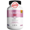 FemiPro MAX 妇女泌尿支助补编,60 Capsules, Cranberry, Hibiscus, Dandelion, Vegan, Gluten Free(1)