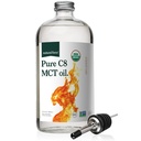 自然力量有机纯C8 MCT Oil – 玻璃瓶容器中的液液 MCT Oil – 聚焦卡普里利酸 – Keto, Paleo, Kosher, Vegan & Non-GMO – 质量和纯度测试实验室, 32 Ounce