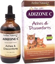 Amber NaturalZ Adizone C 猫的草药补充剂 QQ支持健康炎症反应,偶尔不适,以及正常的联合功能 QQ 主动和衰老的Felines 的天然援助
