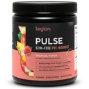 LEGION Pulse Pre Workout 补充 - 所有天然硝氧氧化物预处理饮料到靴状能量,Creatine自由,自然甜化,Beta Alanine,Citrulline,Alpha GPC(咖啡因自由热带冲刺)