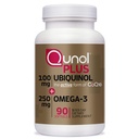 Qunol Plus Ubiquinol CoQ10 100mg 配Omega 3 鱼油 250mg 超强抗氧化剂补充剂 90 计数