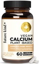 Future Kind Vegan Calcium 补编 - 以工厂为基础的镁钙补充 来源于冰岛的牙齿和骨头支持(60 Capsules)