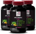 Alpha Lipoic Acid - 抗皱复合物 - L-Glutathione, Aloe Vera, Collagen Support, Green Coffee Bean, Lycopene, Turmeric, Grape Seed, 液压杆,皮肤固结,平滑纹理 3Bot 180 Caps