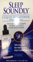 Sleep soundly Liquid Melatonin 10mg,即时代理睡眠公式,30个服务,2个Fl Oz(一包)
