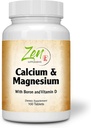 Zen 补充剂 - Hi Potency Calcium & Magnesium 配以 D3 & Boron 增强吸收,支持骨质健康与骨质密度100塔