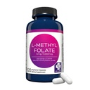 MD 寿命 L-甲基乙二醇 5 mg 补充 - 专业级活性 L 甲基folate 补充 - 120 Capsules - L-甲基乙二醇 5mg - 最大概率 MTHFR W/Essic 氨基酸