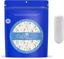 Capsuline Size 000 - 彩色白色空格莱汀 Capsules - 10000 计数 - 空格莱尔 Pill Capsules - DIY 纯波文佩尔 Capsule 填充 - 空格莱尔 Caps - 科舍尔和哈拉尔认证 - 非GMO认证