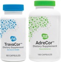 神经科学 Mood + 肾上腺支持集 - AdreCor + TravaCor(2个产品,180个卡普尔,60个卡普尔)