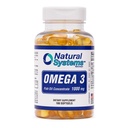 Omega 3 1000mg 鱼油 100 由自然系统集中的软胶 - Omega 3 补充剂 - Capsules for Daily Edition - EPA - DHA - 完美的心脏,眼睛,大脑和联合体支持*