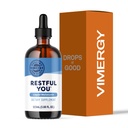 Vimergy Melatonin 5 mg – 自然睡眠援助 – 睡眠补充 – 帮助你跌倒 Assleep 更快并停留 Asleep Longer – 非GMO,Gluten-Free,Kosher,Soy-Free,Vegan,Paleo (115 mL)