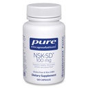 纯封装NSK-SD - 100 mg Nattokinase - 用于正常血液循环 - 支持纤维分析活动* - Gluten Free & Non-GMO - 120 capsules