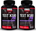 FORCE FACTOR Test X180 PM, 2-Pack, Testosterone Boster for Men, 超夜Testosterone 补充 构建肌肉,增强力量,促进更深,更健康睡眠和恢复, 240块
